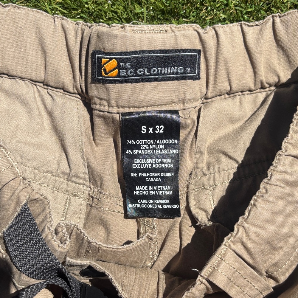 BC Clothing Tan Cargo pants